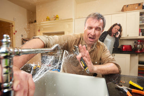 Water damage restoration process in NC